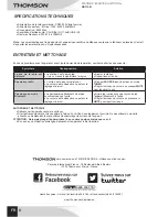 Preview for 8 page of THOMSON DS110B User Manual