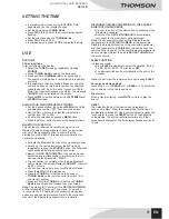 Preview for 13 page of THOMSON DS110B User Manual