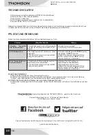 Preview for 20 page of THOMSON DS110B User Manual