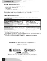 Preview for 38 page of THOMSON DS110B User Manual