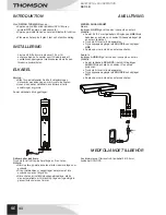 Preview for 42 page of THOMSON DS110B User Manual