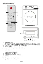 Предварительный просмотр 65 страницы THOMSON DS120DABCD Operating Instructions Manual