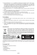 Preview for 48 page of THOMSON DS120ICD Operating Instructions Manual