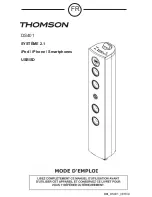 Preview for 1 page of THOMSON DS401 Operating Instructions Manual