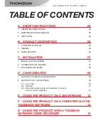 Preview for 22 page of THOMSON dsc-523W User Manual