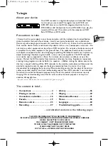 Preview for 3 page of THOMSON DTH 8540 - User Manual