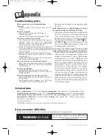 Preview for 24 page of THOMSON DTH210E Instructions For Installation And Use Manual