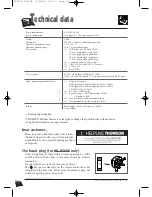 Preview for 34 page of THOMSON DTH5200 - IMPORTANT User Manual