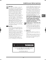 Preview for 21 page of THOMSON DTH616 - annexe 1 Manual