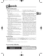 Preview for 27 page of THOMSON DTH700 User Manual