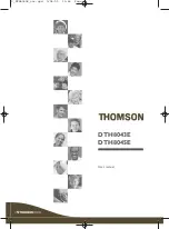 THOMSON DTH8043E User Manual предпросмотр