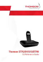 THOMSON DV7213 Reference Manual preview