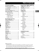 THOMSON DVD Player + TV Set + VCR User Manual preview