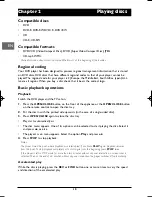 Preview for 10 page of THOMSON DVD110 - annexe 1 User Manual