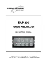 Preview for 1 page of THOMSON EAP 300 Installation Manual