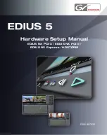 Предварительный просмотр 1 страницы THOMSON Edius NX Express Hardware Setup Manual