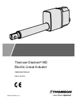 Предварительный просмотр 1 страницы THOMSON Electrak MD Series Installation Manual