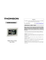 THOMSON G70B-PF User Manual preview
