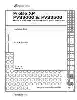 Предварительный просмотр 1 страницы THOMSON GRASS VALLEY Profile XP PVS3000 Installation Manual