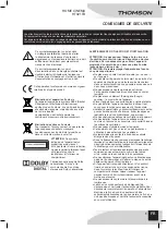 Preview for 3 page of THOMSON HT321TB Manual