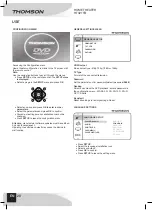 Preview for 22 page of THOMSON HT321TB Manual