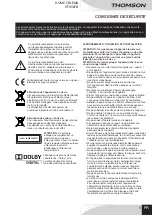 Preview for 3 page of THOMSON HT356TB Manual