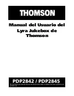 Предварительный просмотр 1 страницы THOMSON Lyra PDP2842 (Spanish) Manual Del Usuario