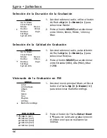 Предварительный просмотр 56 страницы THOMSON Lyra PDP2842 (Spanish) Manual Del Usuario