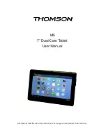 THOMSON M6 User Manual preview