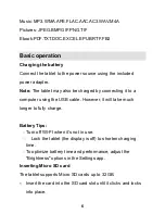 Preview for 9 page of THOMSON M6 User Manual