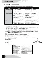 Preview for 8 page of THOMSON MIC100BT Operating Instructions Manual