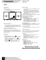 Preview for 12 page of THOMSON MIC100BT Operating Instructions Manual