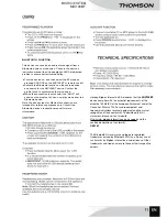 Preview for 13 page of THOMSON MIC100BT Operating Instructions Manual