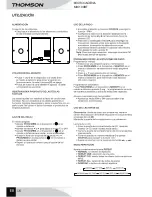 Preview for 18 page of THOMSON MIC100BT Operating Instructions Manual