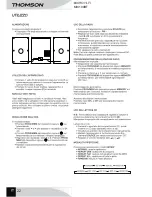 Preview for 24 page of THOMSON MIC100BT Operating Instructions Manual