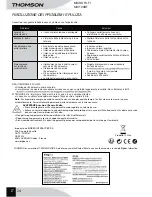 Preview for 26 page of THOMSON MIC100BT Operating Instructions Manual