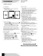 Preview for 30 page of THOMSON MIC100BT Operating Instructions Manual