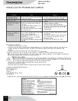 Preview for 32 page of THOMSON MIC100BT Operating Instructions Manual