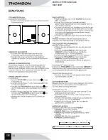 Preview for 36 page of THOMSON MIC100BT Operating Instructions Manual