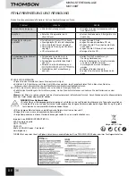 Preview for 38 page of THOMSON MIC100BT Operating Instructions Manual