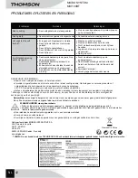 Preview for 44 page of THOMSON MIC100BT Operating Instructions Manual