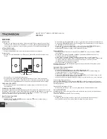 Preview for 18 page of THOMSON MIC102B User Manual