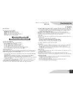 Preview for 31 page of THOMSON MIC102B User Manual