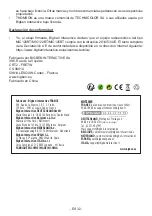 Preview for 32 page of THOMSON MIC120BT Operating Instructions Manual