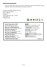 Preview for 43 page of THOMSON MIC120BT Operating Instructions Manual