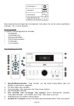 Preview for 57 page of THOMSON MIC120BT Operating Instructions Manual