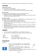 Preview for 61 page of THOMSON MIC120BT Operating Instructions Manual