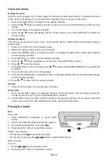 Preview for 20 page of THOMSON MIC120DABBT Operating Instructions Manual