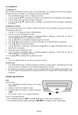 Preview for 109 page of THOMSON MIC120DABBT Operating Instructions Manual