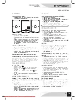 Предварительный просмотр 7 страницы THOMSON MIC150i User Manual